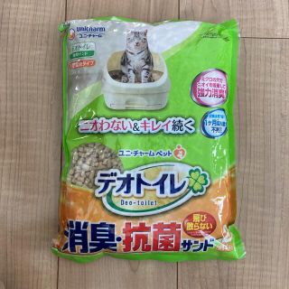 ユニチャーム(Unicharm)のユニ・チャーム デオトイレ 飛び散らない消臭・抗菌サンド 2L(猫)