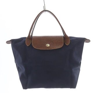 ロンシャン(LONGCHAMP)のロンシャン ルプリアージュ トートバッグ ミニ S 紺 茶 1621089556(トートバッグ)