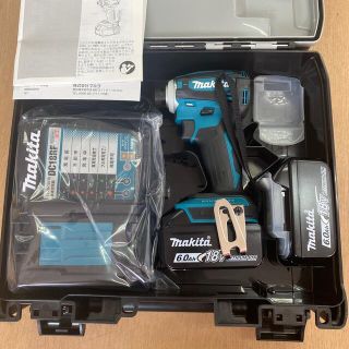 マキタ(Makita)のマキタ TD172DRGX ブルー 6.0Ah 18V バッテリー 2個 充電器(工具/メンテナンス)