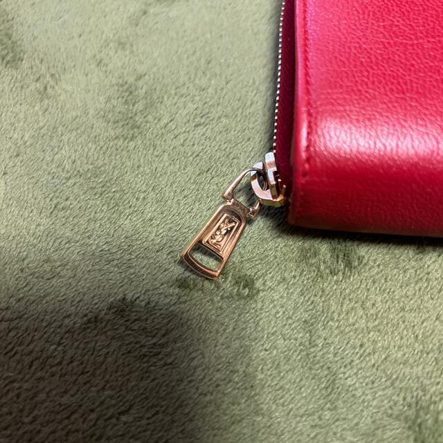 Saint Laurent(サンローラン)の最終値下げ サンローラン  レッド 二つ折り 財布 赤色  レディースのファッション小物(財布)の商品写真