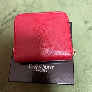 サンローラン(Saint Laurent)の最終値下げ サンローラン  レッド 二つ折り 財布 赤色 (財布)