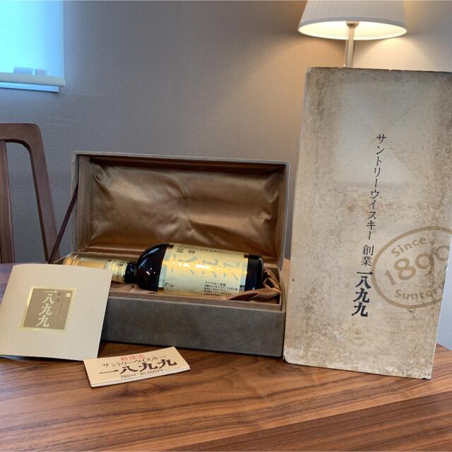 サントリーウイスキー 創業1899 箱、冊付<液面低い> 未開封 【送料