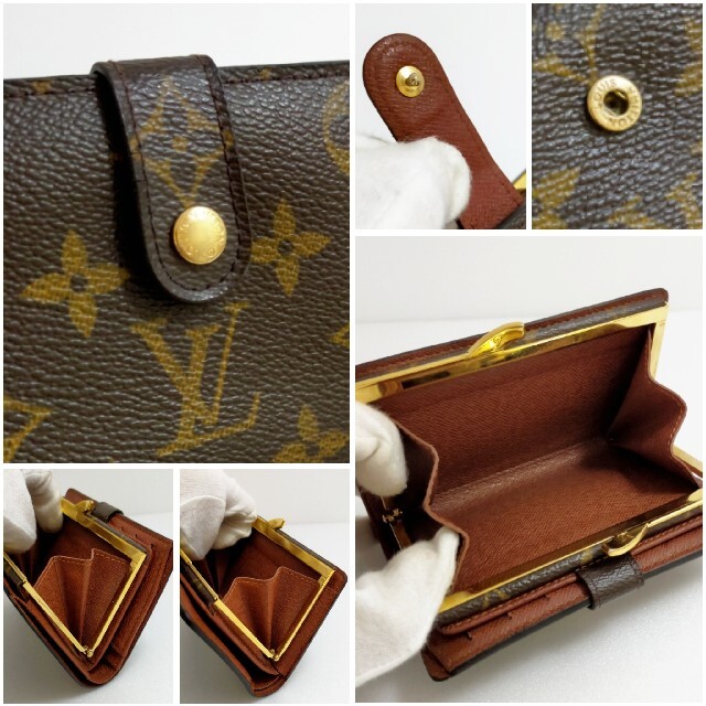 LOUIS VUITTON(ルイヴィトン)の【状態良❗】ルイヴィトン　モノグラム　がま口財布 レディースのファッション小物(財布)の商品写真