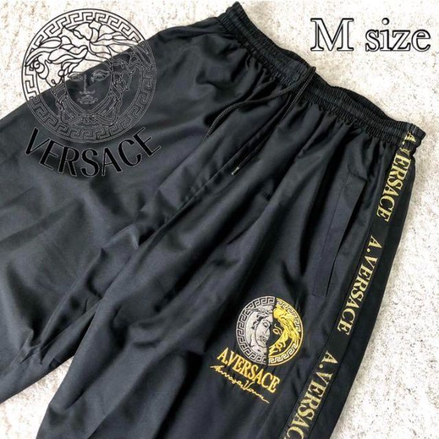 VERSACE(ヴェルサーチ)のA.VERSACE ヴェルサーチ ベルサーチ メデューサ ナイロンパンツ M メンズのパンツ(その他)の商品写真