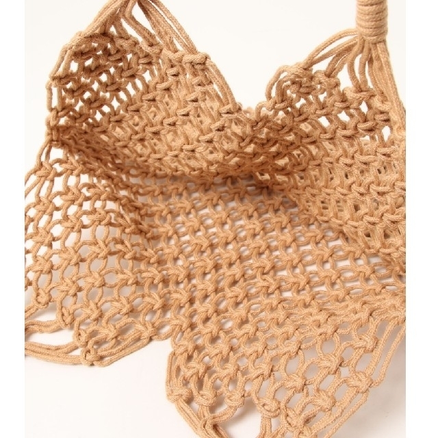 EDIT.FOR LULU(エディットフォールル)の【新品未使用】透かし編み　編みバッグ レディースのバッグ(トートバッグ)の商品写真