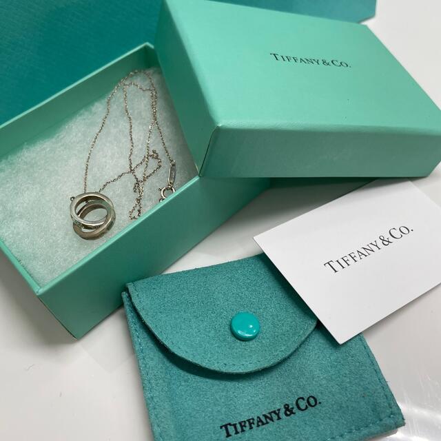 【Tiffany & Co.】付属品付　インターロッキングサークルペンダント