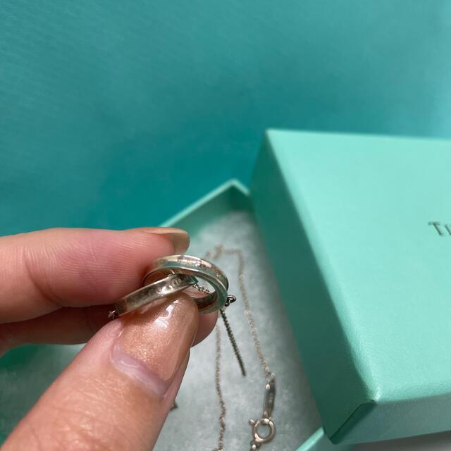 【Tiffany & Co.】付属品付　インターロッキングサークルペンダント