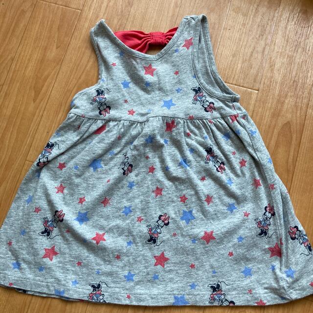 babyGAP(ベビーギャップ)のGAP baby Disney 90 ミニーマウス　ノースリーブ　チュニック キッズ/ベビー/マタニティのキッズ服女の子用(90cm~)(Tシャツ/カットソー)の商品写真