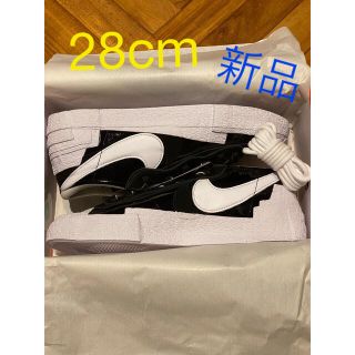 ナイキ(NIKE)のsacai  Nike Blazer  Black Patent Leather(スニーカー)