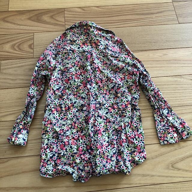 H&M(エイチアンドエム)のh&m 花柄　シャツ キッズ/ベビー/マタニティのキッズ服女の子用(90cm~)(ブラウス)の商品写真