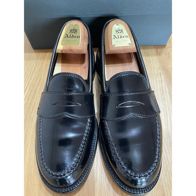 国内正規総代理店アイテム】 ブラック 987 ALDEN オールデン 美品