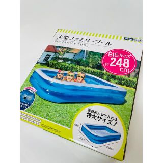 【新品】￥3000値引き中！人気 ビニールプール大型 　子供用 水遊び 家庭用(マリン/スイミング)