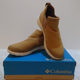 コロンビア(Columbia)のコロンビア キャンベルスリップ ベージュ 男女兼用 27cm  防水 雨靴(長靴/レインシューズ)