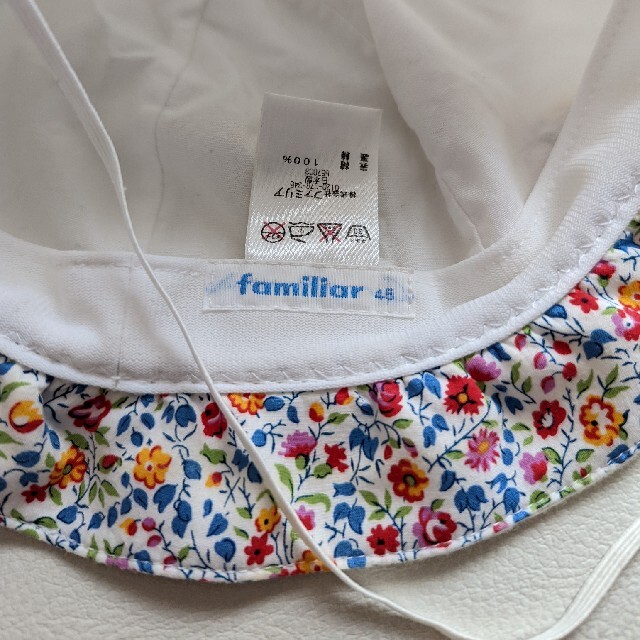 familiar(ファミリア)のfamiliar 45cm女のコ帽子 キッズ/ベビー/マタニティのこども用ファッション小物(帽子)の商品写真