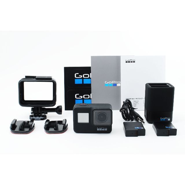 GoPro HERO 7 BLACK CHDHX-701-FW 【付属品あり】カメラ女子ジューンカメラ