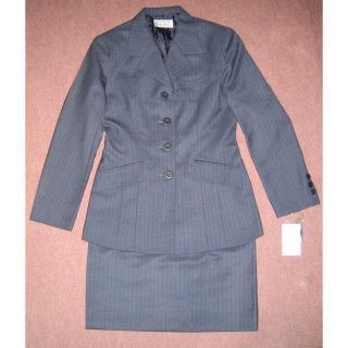 新品 W90cm 事務服 オフィスウエア OL制服 大きいサイズ(スーツ)