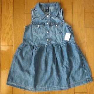 ベビーギャップ(babyGAP)の【baby GAP】デニムワンピース 100cm  3years(ワンピース)