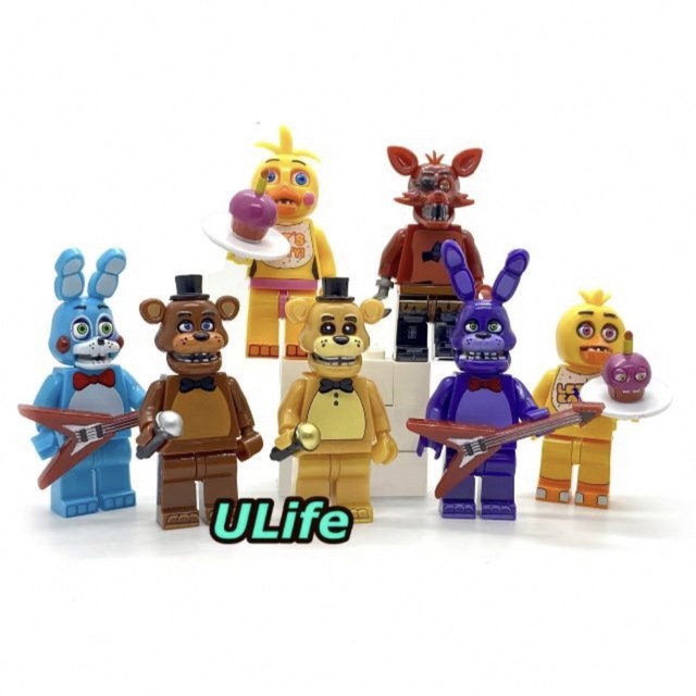 LEGOレゴ互換ファイブナイツアットフレディーズ8体セットD LEGOレゴ互換ファイブナイツアットフレディーズ8体セットD