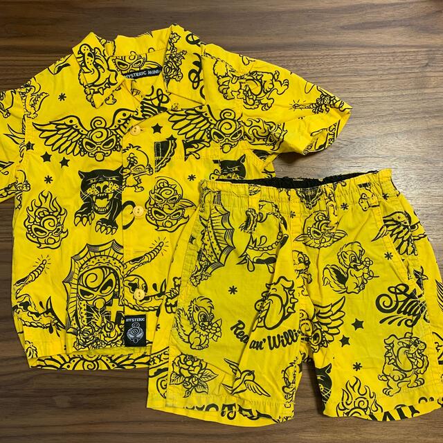 HYSTERIC MINI(ヒステリックミニ)のセットアップ キッズ/ベビー/マタニティのキッズ服男の子用(90cm~)(Tシャツ/カットソー)の商品写真