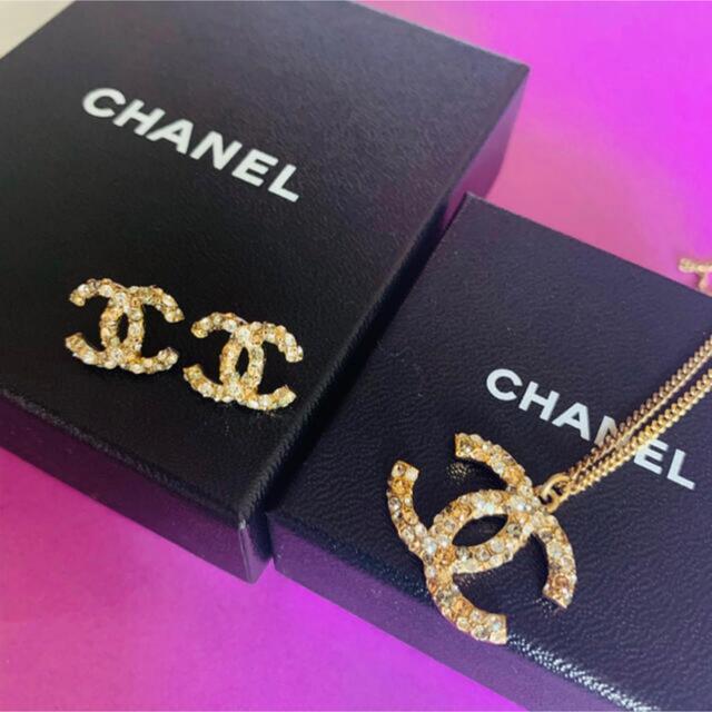 世界的に有名な CHANEL - ピアス ネックレス キラキラ ゴールド