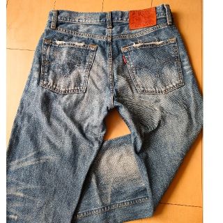 リーバイス(Levi's)のLevi's(リーバイス)502　ダメージ加工　牛革パッチ(デニム/ジーンズ)