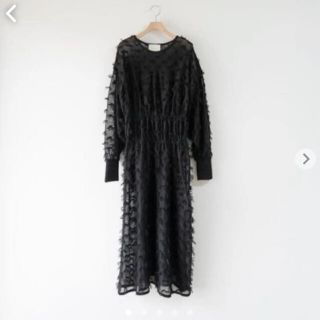 ステュディオス(STUDIOUS)の新品　TAN mohairfringeonepiece モヘアフリンジワンピース(ロングワンピース/マキシワンピース)