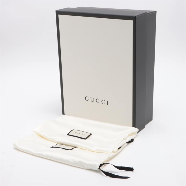 Gucci(グッチ)のグッチ ライトン レザー 7 1/2 ベージュ メンズ スニーカー メンズの靴/シューズ(スニーカー)の商品写真