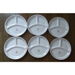 コレール(CORELLE)の最終価格　美品　コレール　ランチプレート　お皿　２６cm　6枚セット(食器)