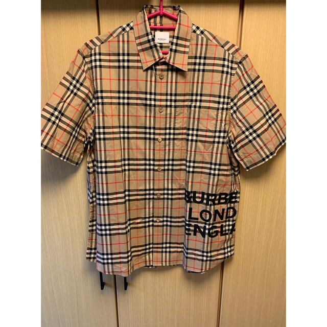 BURBERRY - 正規 20SS BURBERRY バーバリー ノバチェック ロゴ シャツ ...