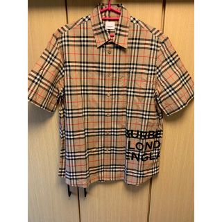 バーバリー(BURBERRY)の正規 20SS BURBERRY バーバリー ノバチェック ロゴ シャツ(シャツ)