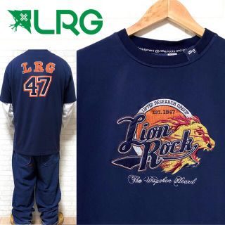 エルアールジー(LRG)のLRG エルアールジー 刺繍 Lion Rock ビッグシルエット Tシャツ(Tシャツ/カットソー(半袖/袖なし))