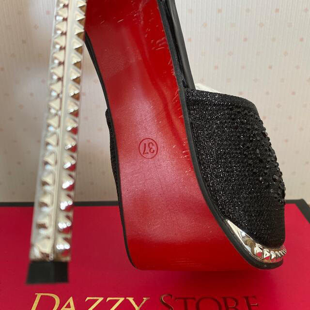 dazzy store(デイジーストア)のパンプス 靴 レディース 14cmヒール dazzy ラメ グリッター レディースの靴/シューズ(ハイヒール/パンプス)の商品写真