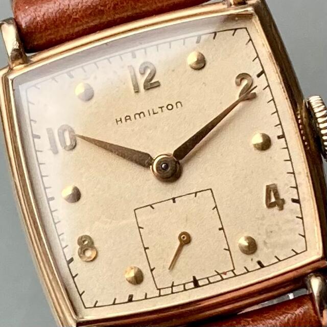 【動作良好】ハミルトン アンティーク 腕時計 1940年代 手巻き メンズ