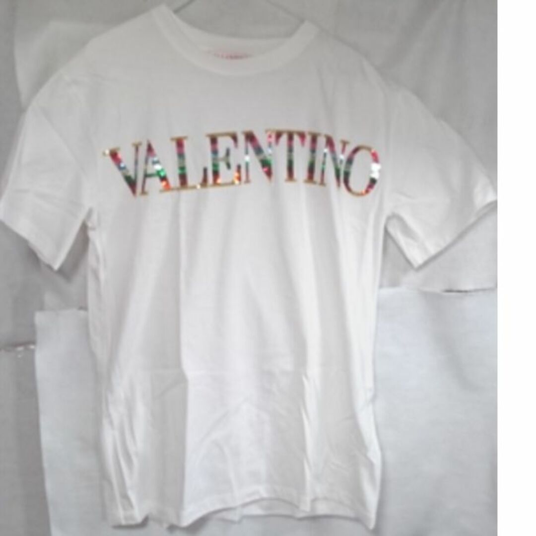 VALENTINO ロゴ エンブロイダリージャージーTシャツ