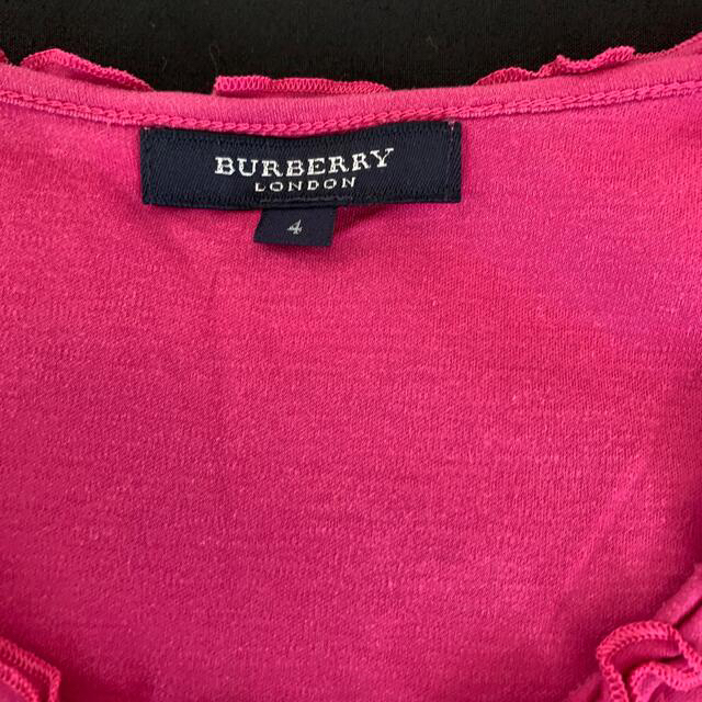 BURBERRY(バーバリー)の【さらにお値下げ中】BURBERRY LONDON ピンクカットソー レディースのトップス(カットソー(半袖/袖なし))の商品写真