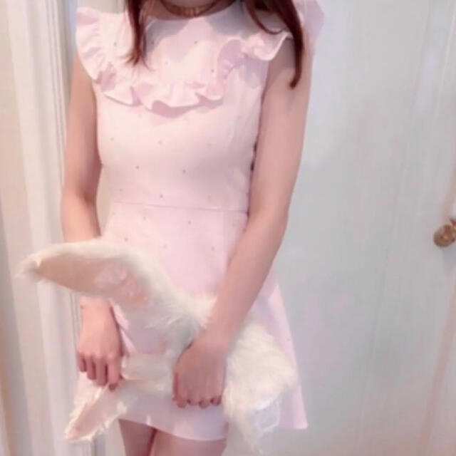 JILTU twinkle star dress(pink)ミニワンピース