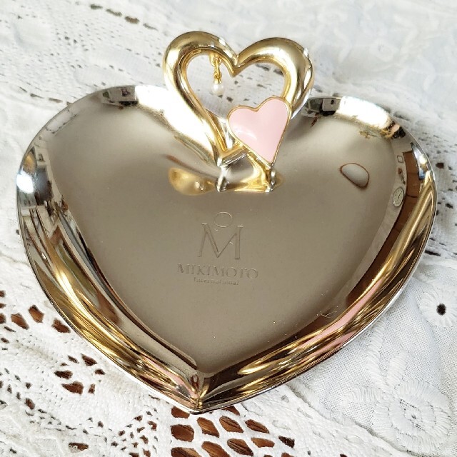 MIKIMOTO - レア MIKIMOTO ミキモト オープンハート パール付き MIKIMOTO - レア MIKIMOTO ミキモト オープンハート パール付き