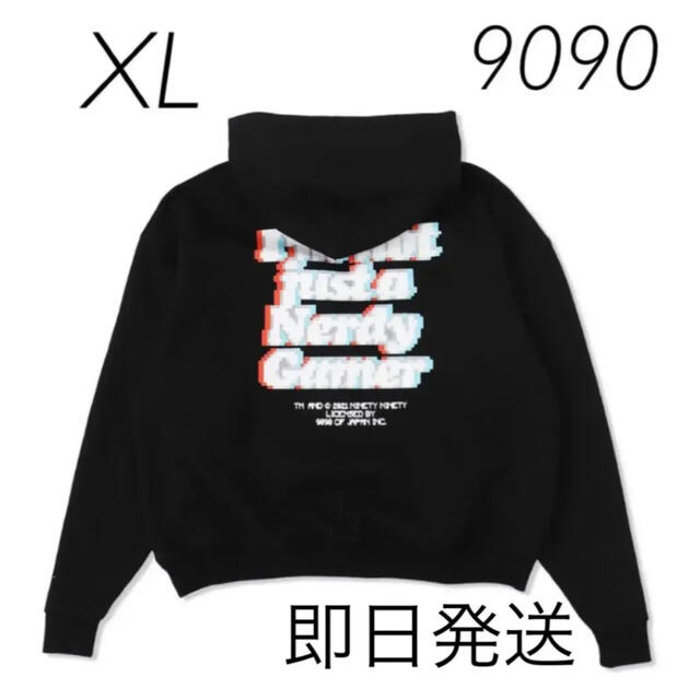 人気のファッションブランド! 即完売 9090 esports フーディー 黒 XL