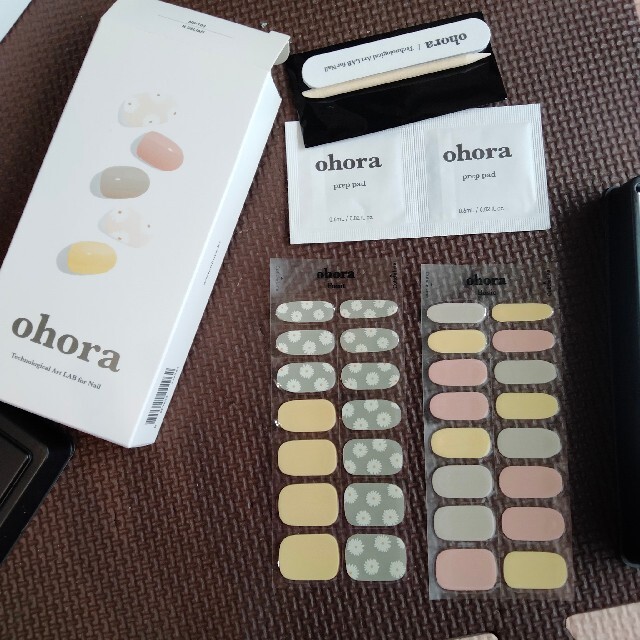 ohoraネイル 2種セット コスメ/美容のネイル(ネイル用品)の商品写真