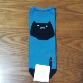 クツシタヤ(靴下屋)の【新品】レディース ソックス 猫 タビオ(ソックス)