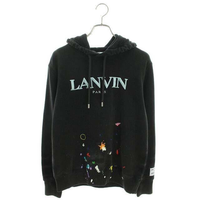 人気メーカー・ブランド LANVIN M メンズ ペイント加工ロゴ刺繍プルオーバーパーカー RMTOG698JR32P22 22SS DEPT ×ギャラリーデプト/GALLERY ランバン - パーカー - kajal.pl