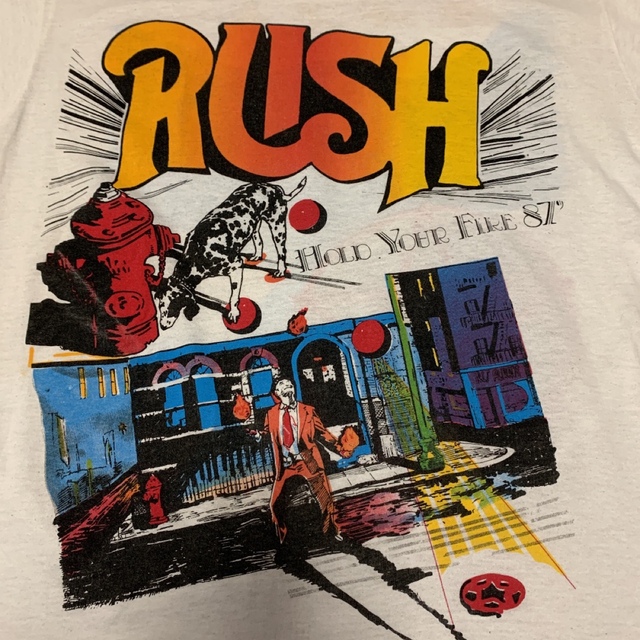 Rush  1987年製ヴィンテージTシャツ メンズのトップス(Tシャツ/カットソー(半袖/袖なし))の商品写真