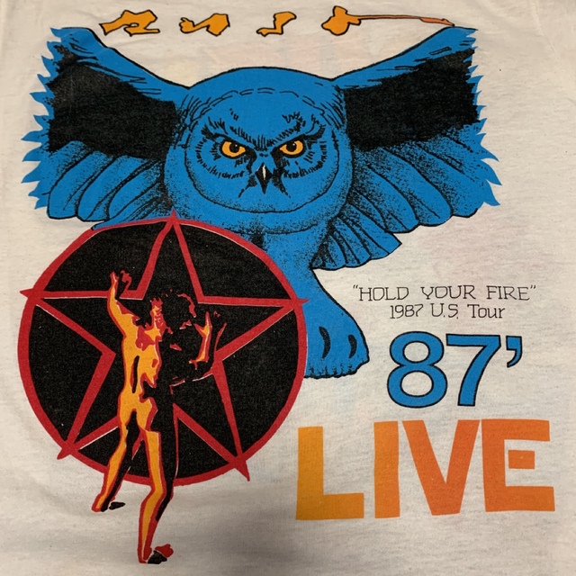 Rush  1987年製ヴィンテージTシャツ