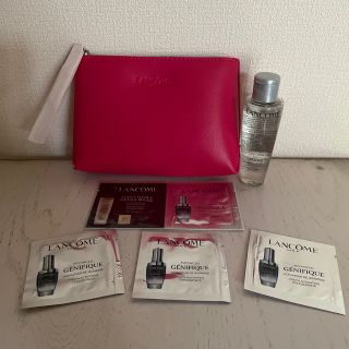 ランコム(LANCOME)の未使用☆ランコム☆ノベルティポーチ☆化粧水☆美容液☆ファンデサンプルセット(サンプル/トライアルキット)