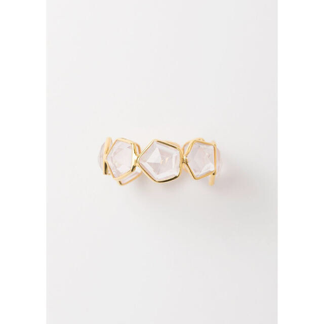 UPALA Rose Quartz Pentagon Eternity Ringアクセサリー