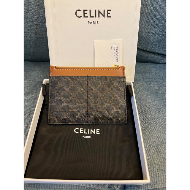 celine(セリーヌ)のCELINE セリーヌ レザー カードケース コインケース  ロゴ レディースのファッション小物(コインケース)の商品写真