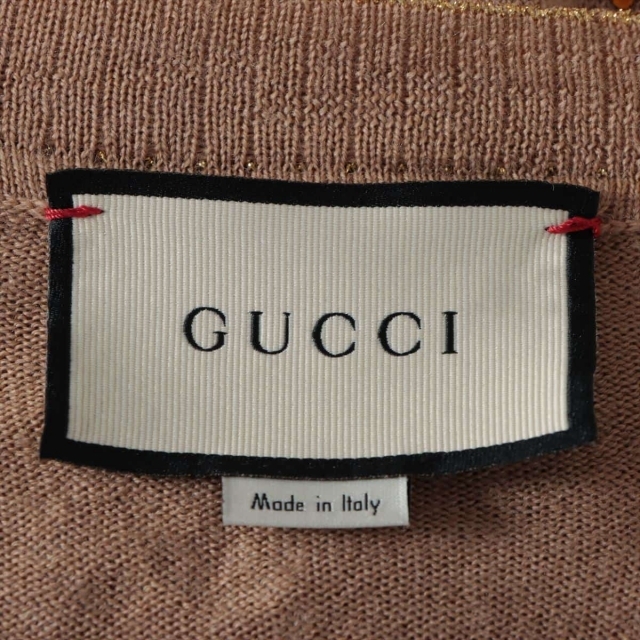 Gucci(グッチ)のグッチ GG ウール S ブラウン レディース カーディガン レディースのトップス(カーディガン)の商品写真