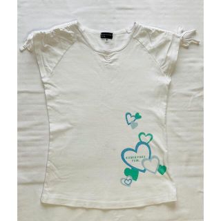 クミキョク(kumikyoku（組曲）)の組曲　140 Tシャツ　ハート　ホワイト(Tシャツ/カットソー)