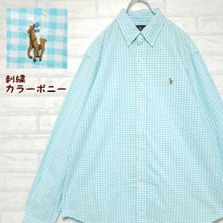 ポロラルフローレン(POLO RALPH LAUREN)のラルフローレン Ralph Lauren ギンガムチェックシャツ カラーポニー(シャツ)