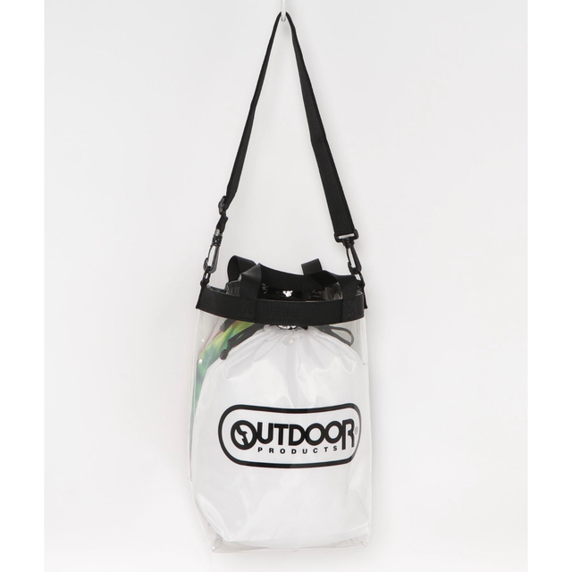 OUTDOOR PRODUCTS(アウトドアプロダクツ)の【outdoor products】クリアトート ショルダーバッグ　巾着2個付き レディースのバッグ(ショルダーバッグ)の商品写真